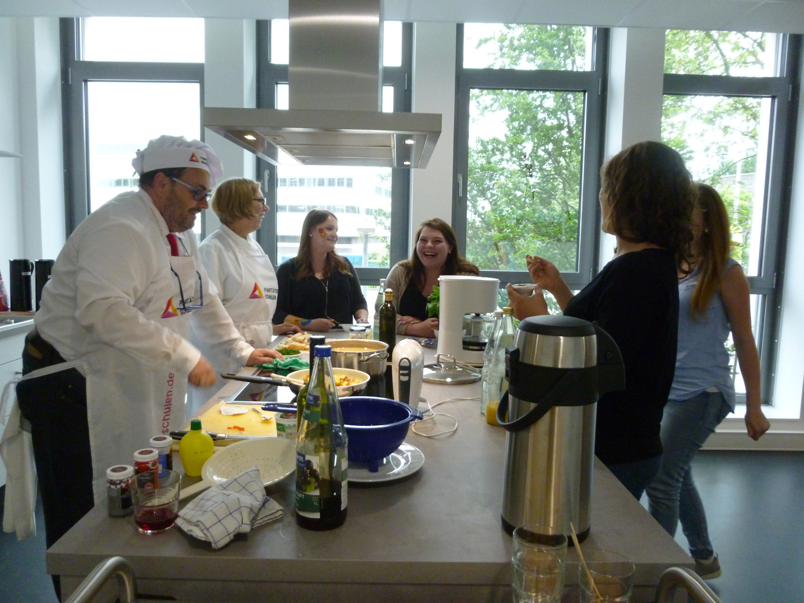 Mit dem Schulleiter kochen